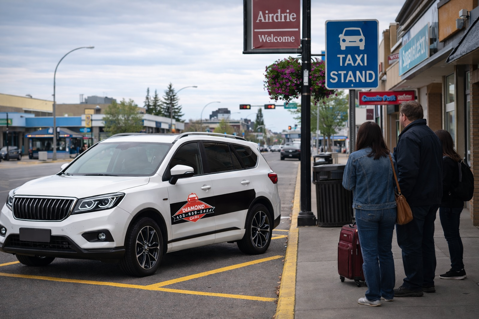 Reliable Taxi Service at Airdrie’s Downtown Taxi Stand